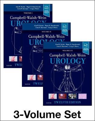 Campbell Walsh Wein Urology 3 Volume Set 12th Ed by Partin