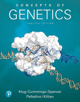 Concepts of Genetics 12th Edition by William S. Klug