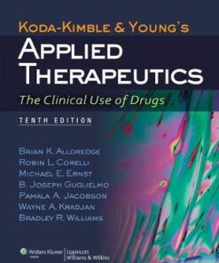 Koda Kimble and Young's Applied Therapeutics 10th Edition By Alldredge