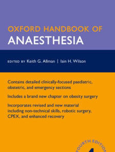 Oxford Handbook of Anaesthesia 4th Edition by Allman