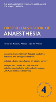 Oxford Handbook of Anaesthesia 4th Edition by Allman